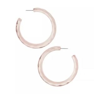 Baublebar Helia Medium Textured Hoop Earrings